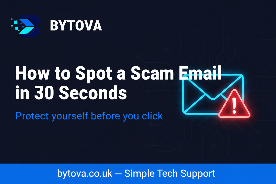 How to Spot a Scam Email in 30 Seconds