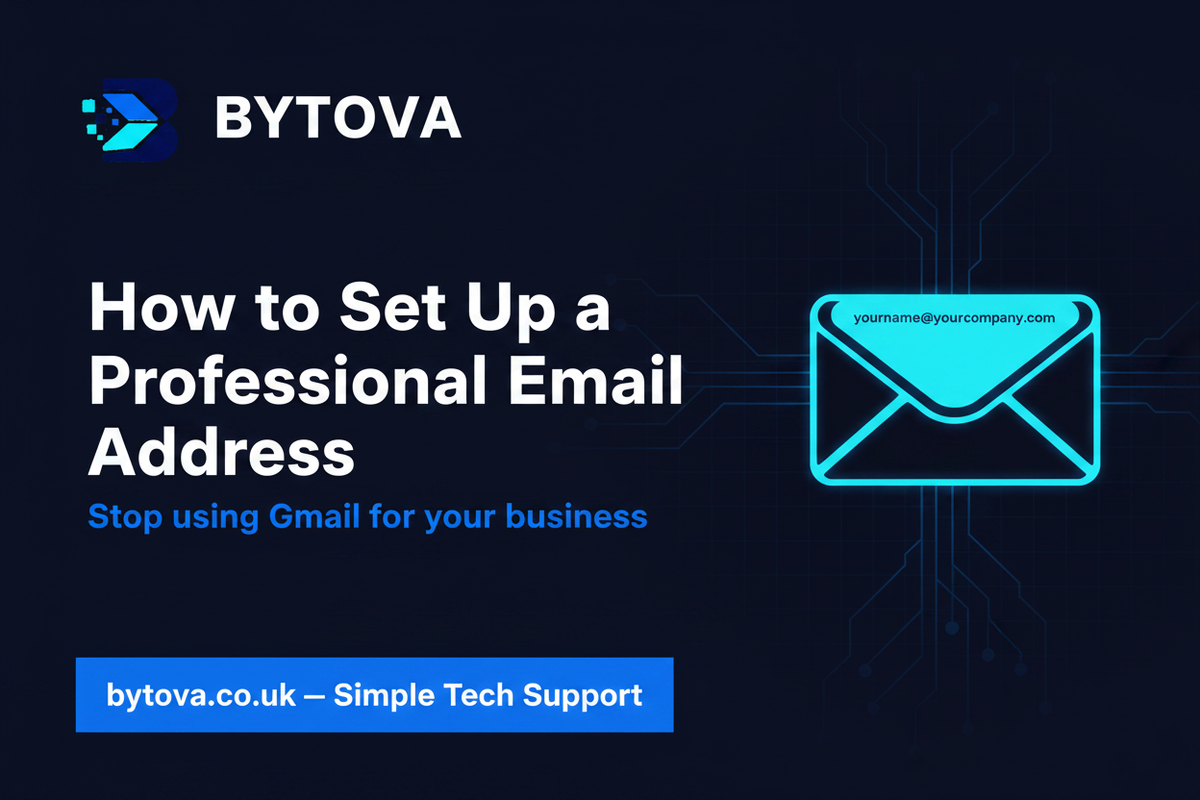 How to Set Up a Professional Email Address (Not Gmail)